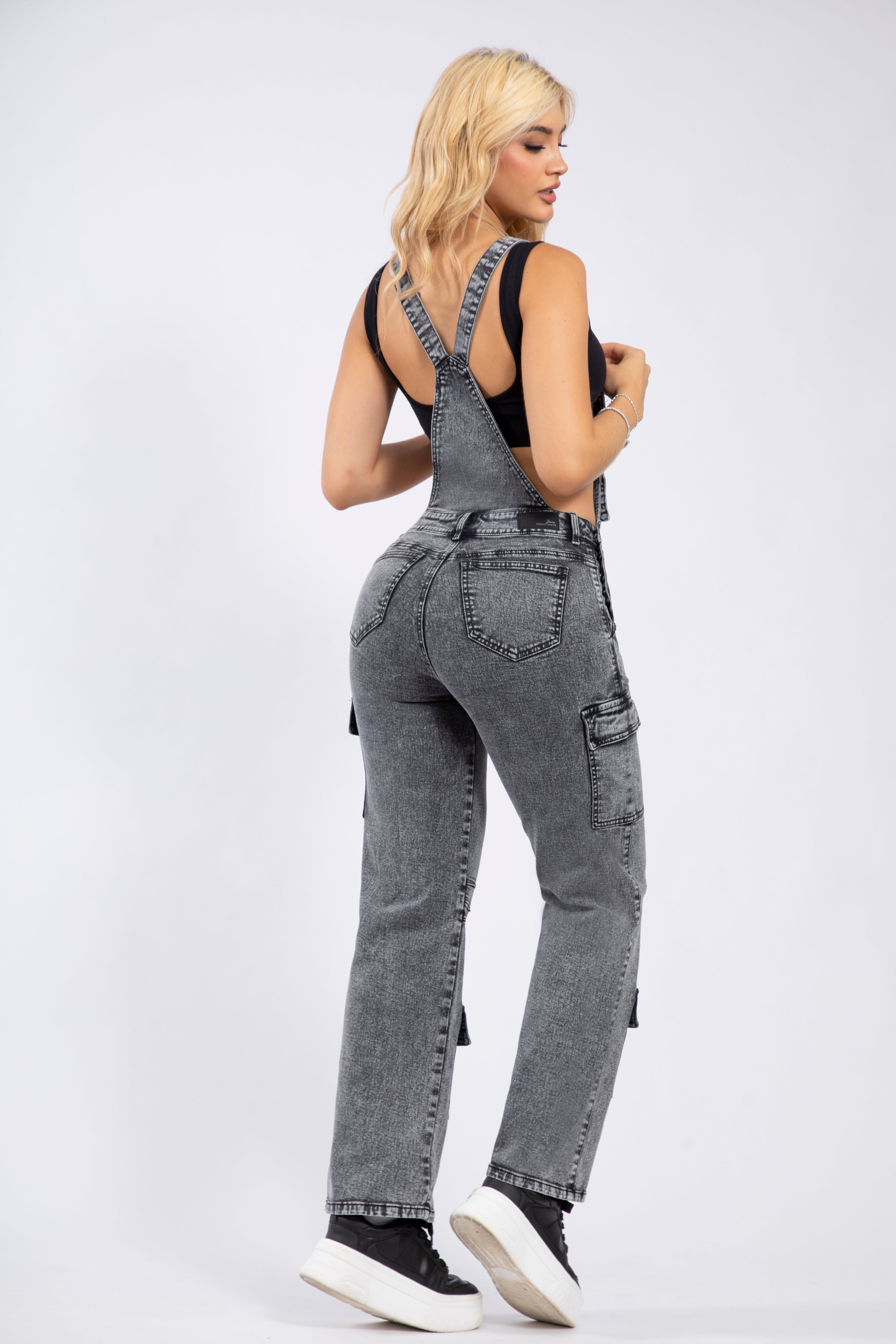 OVEROL DENIM GRIS