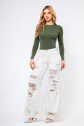 Ref Up 3077 Jean Straight Leg Blanco