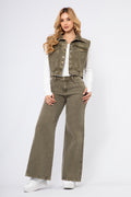 Ref Up 53224 Set en Corduroy Verde