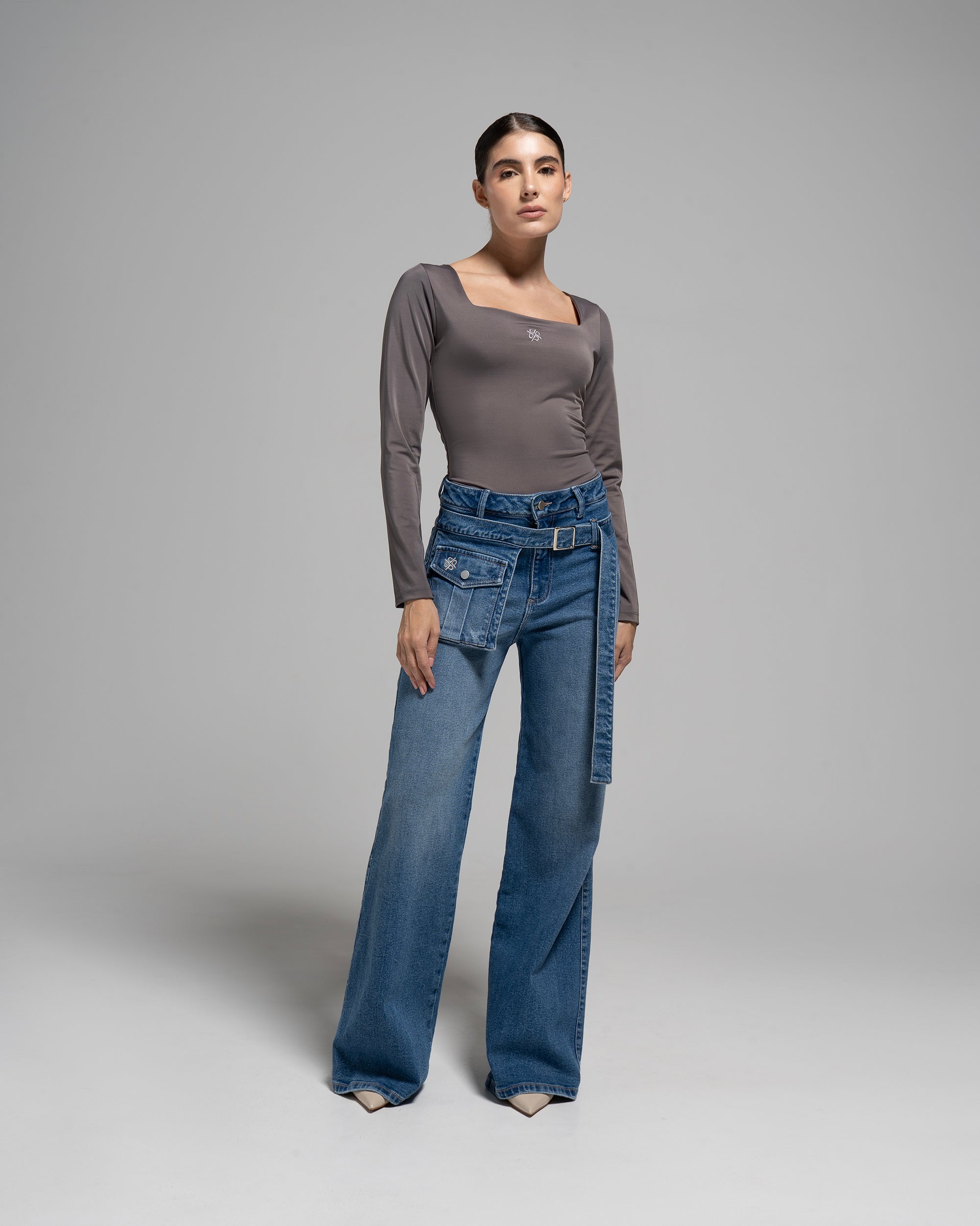 PANTALON CON BOLSILLO INDIGO