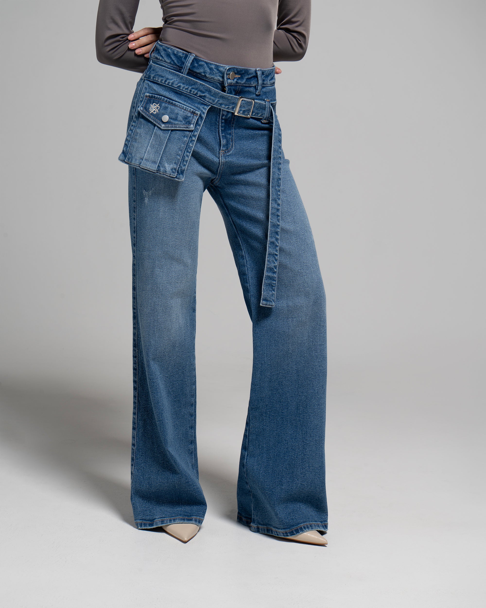 PANTALON CON BOLSILLO INDIGO
