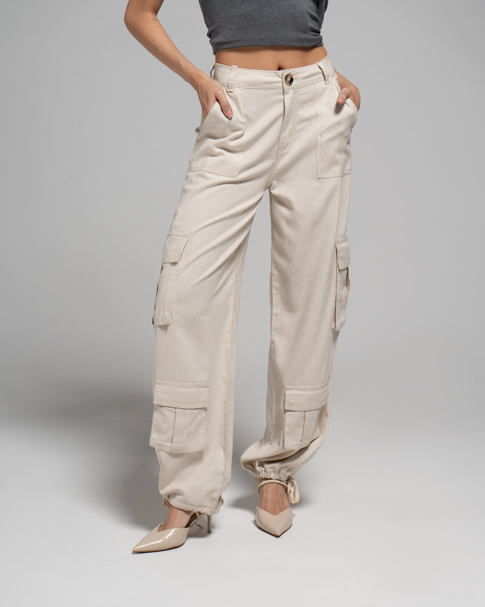 PANTALON EN LINO