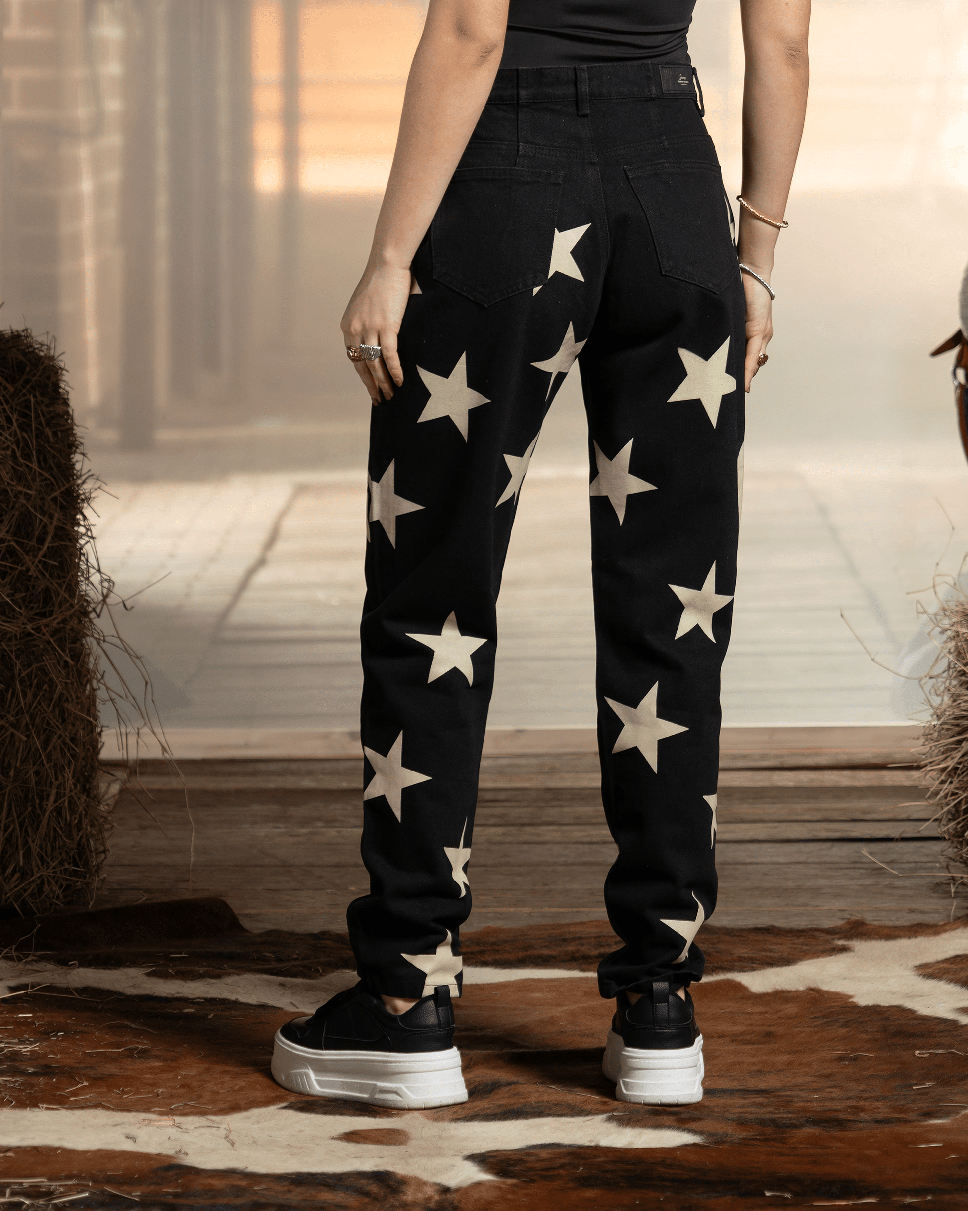 BARREL JEAN ESTRELLAS - UP FEMME