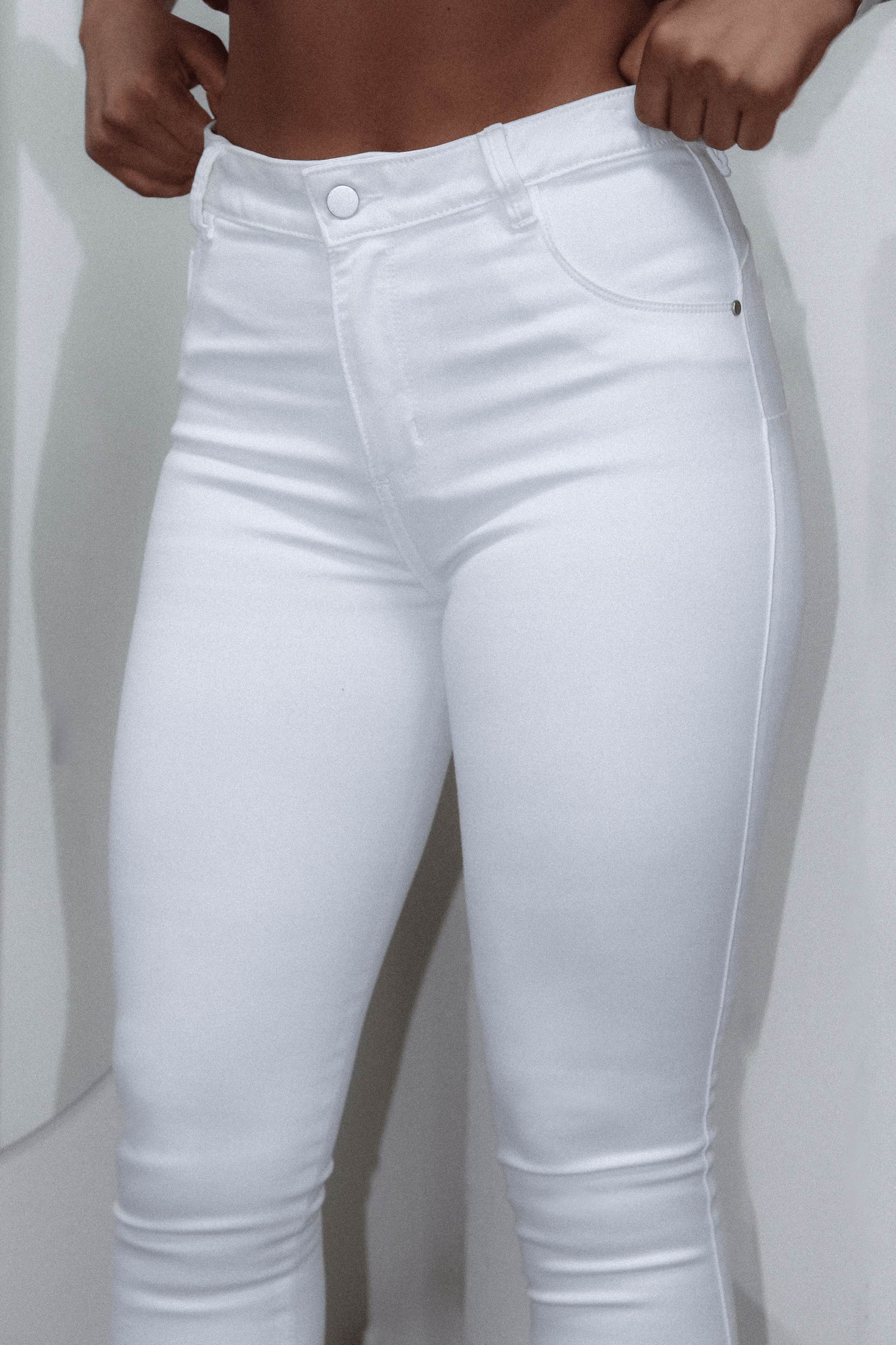 PANTALON SKINNY BLANCO - UP FEMME