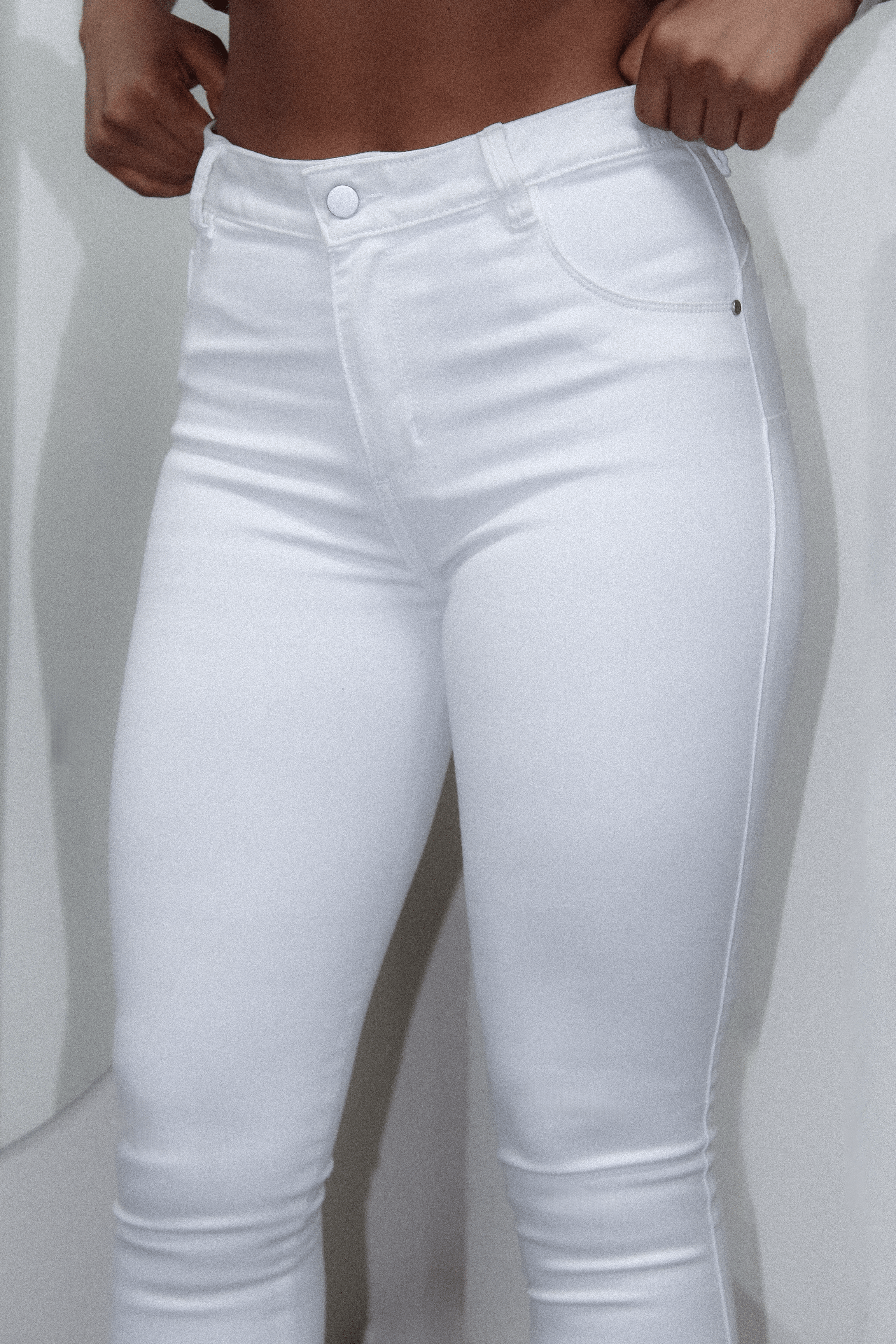 PANTALON SKINNY BLANCO - UP FEMME