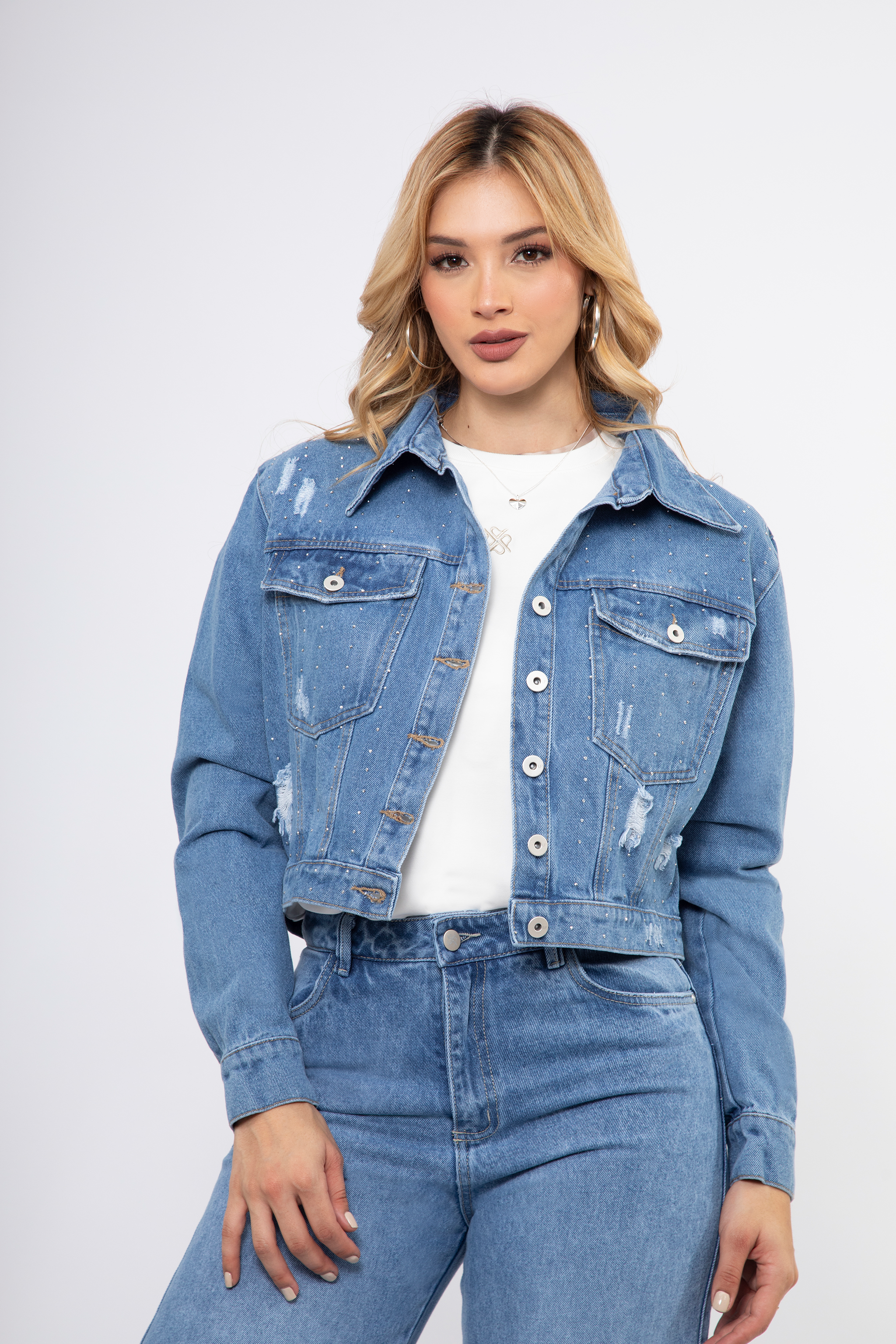 Ref up 3127 Chaqueta Retro Clásica