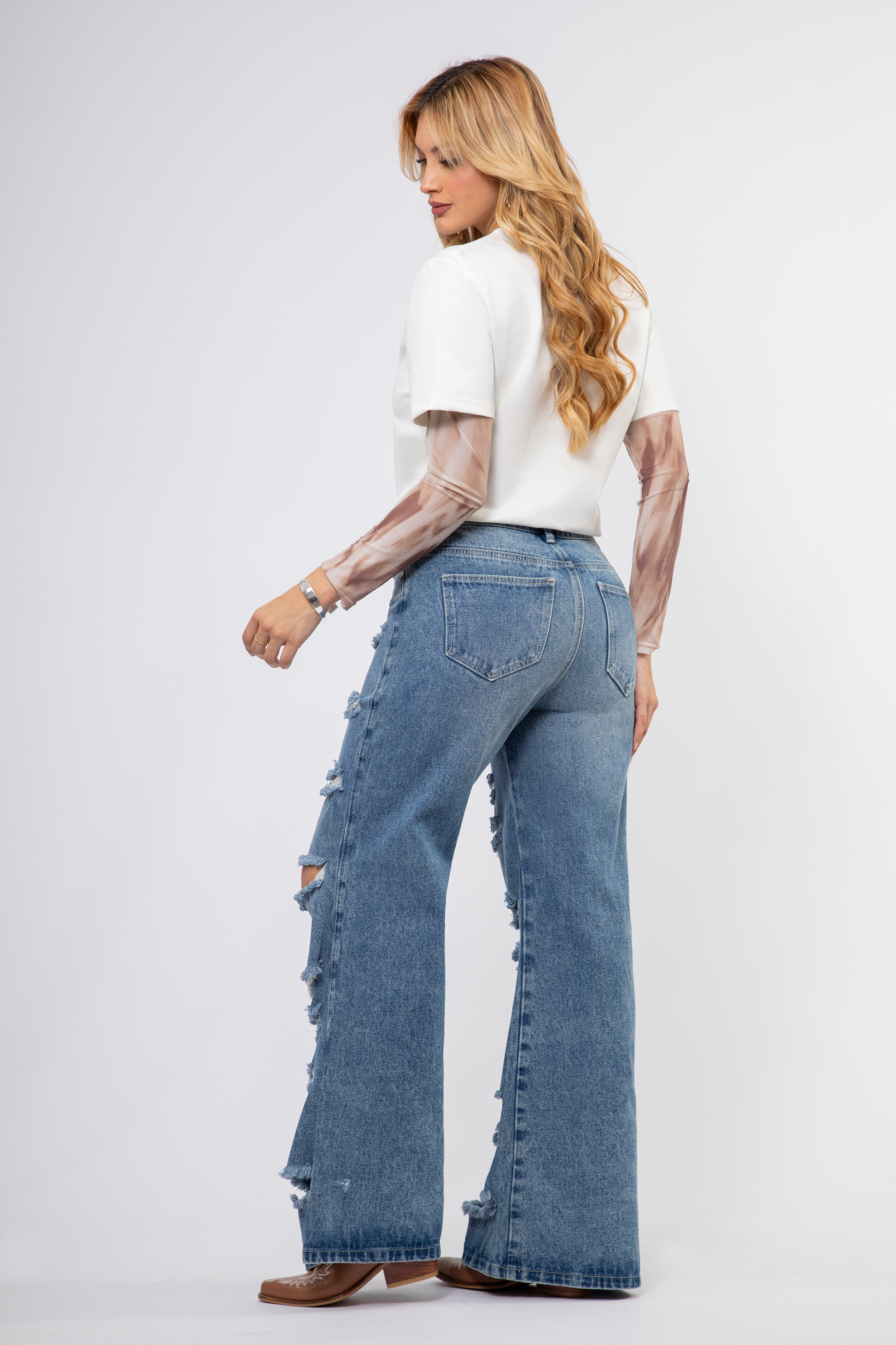 Ref Up 53028 Denim Wide Leg