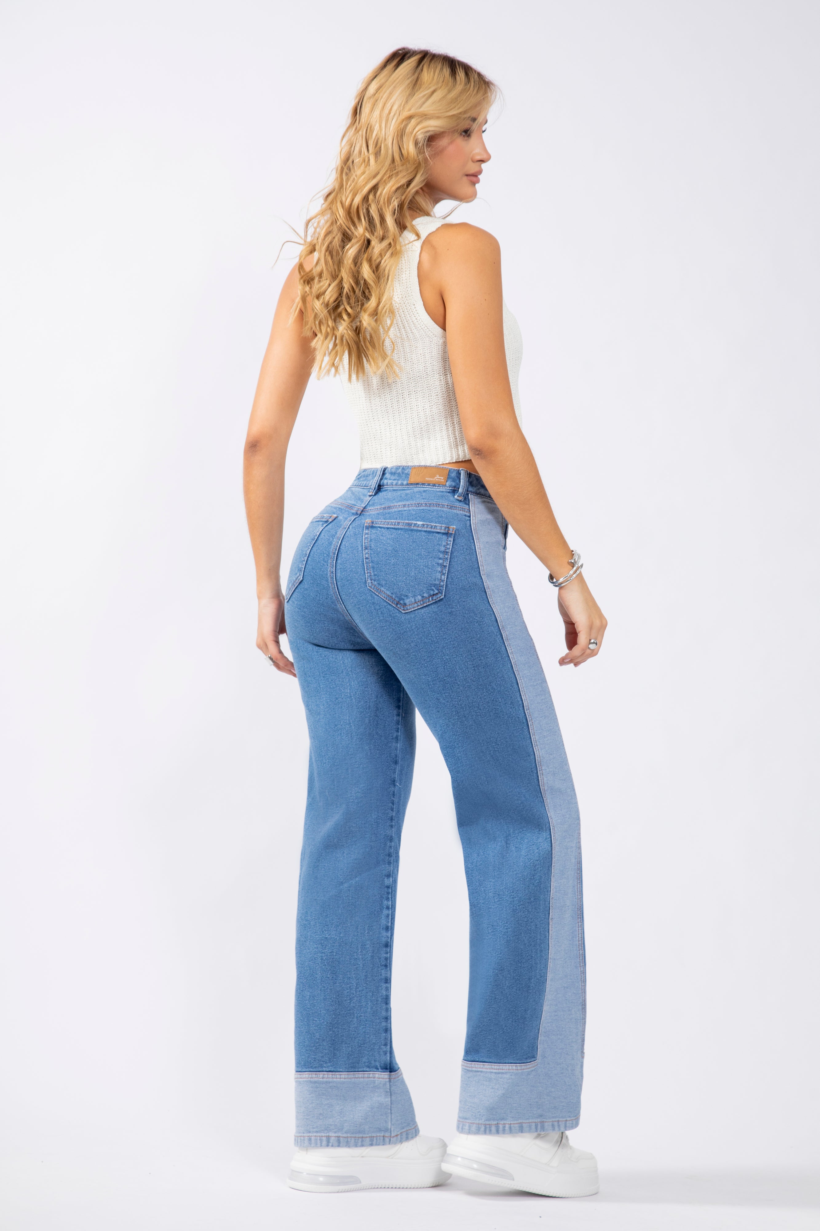 PANTALON WIDE DENIM
